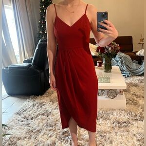 Red Lulus High Low Dress